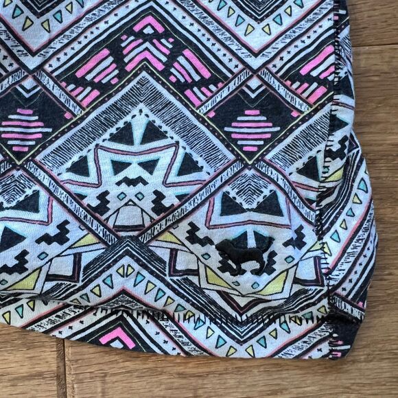 PINK Victoria's Secret Sleepwear Tank Top Size M Tribal Aztec Print Racerback - Picture 7 of 7